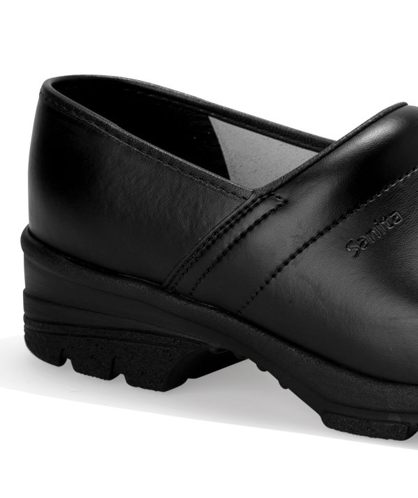 Sanita San Duty safety clogs with heel cover S3, Black, large image number 2