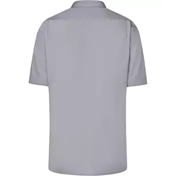 James & Nicholson modern fit kortermet skjorte, Grå