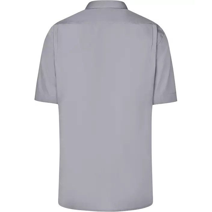 James & Nicholson modern fit kurzärmeliges Hemd, Grau, large image number 1