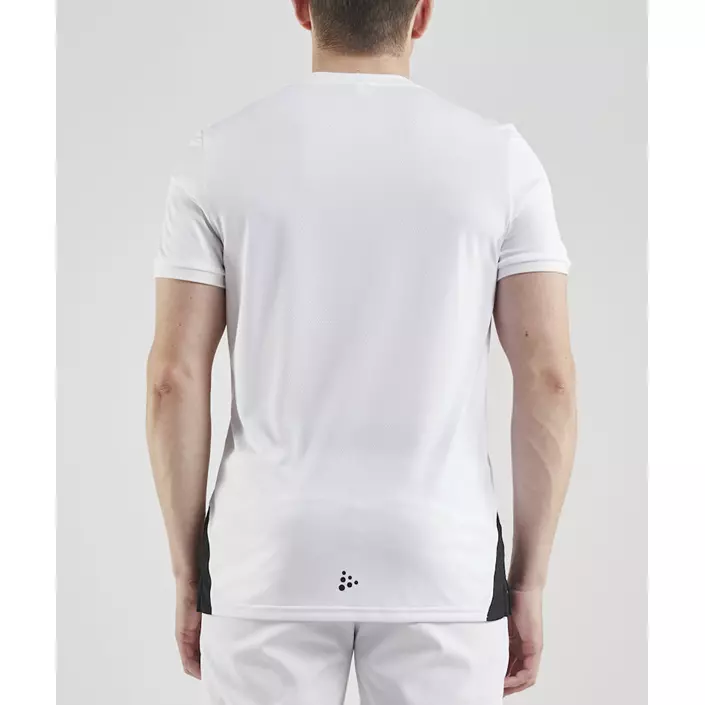 Craft Pro Control Impact T-shirt, White/Black, large image number 2