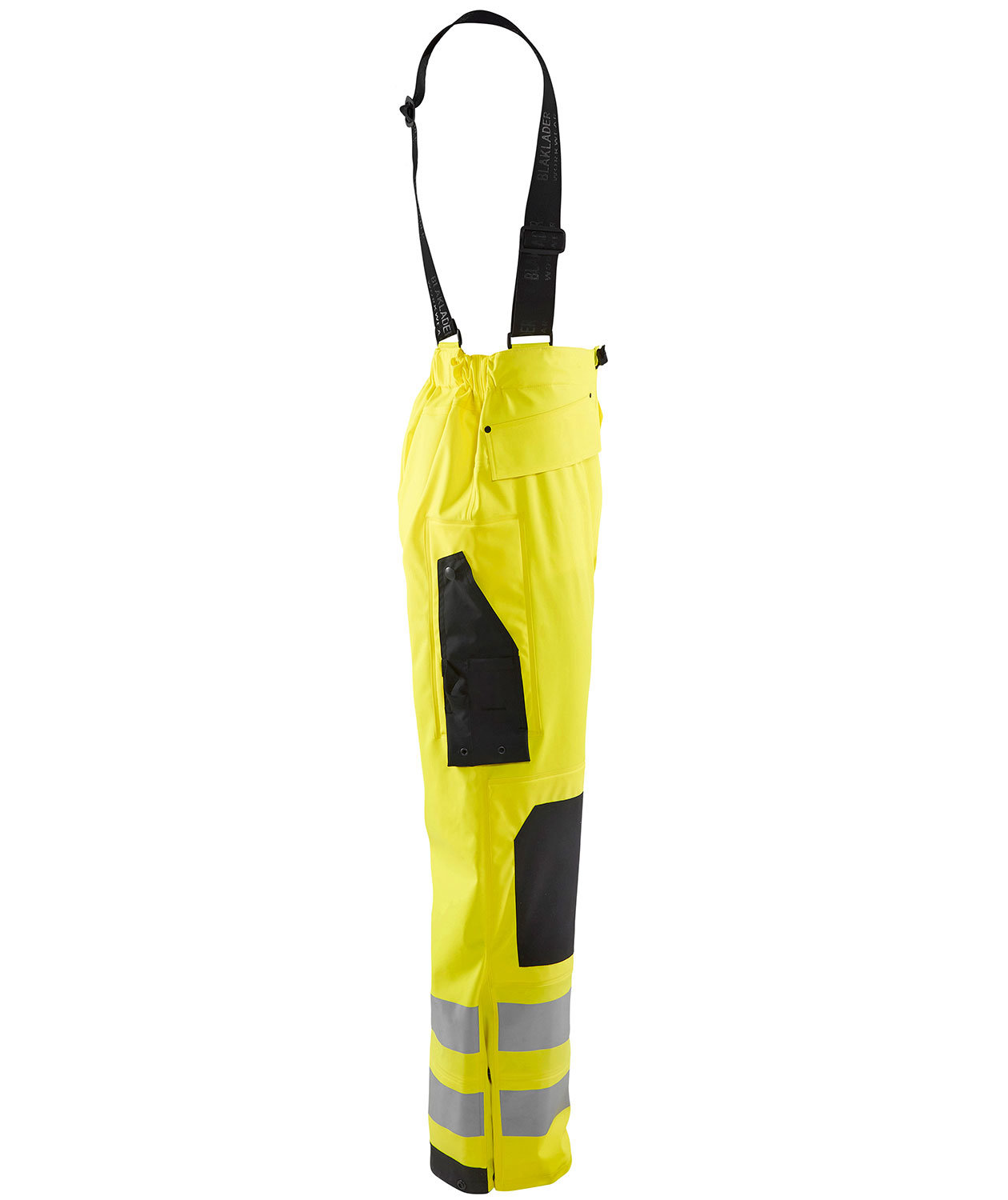Bl&aring;kl&auml;der rain trousers, Hi-Vis Yellow, large image number 3