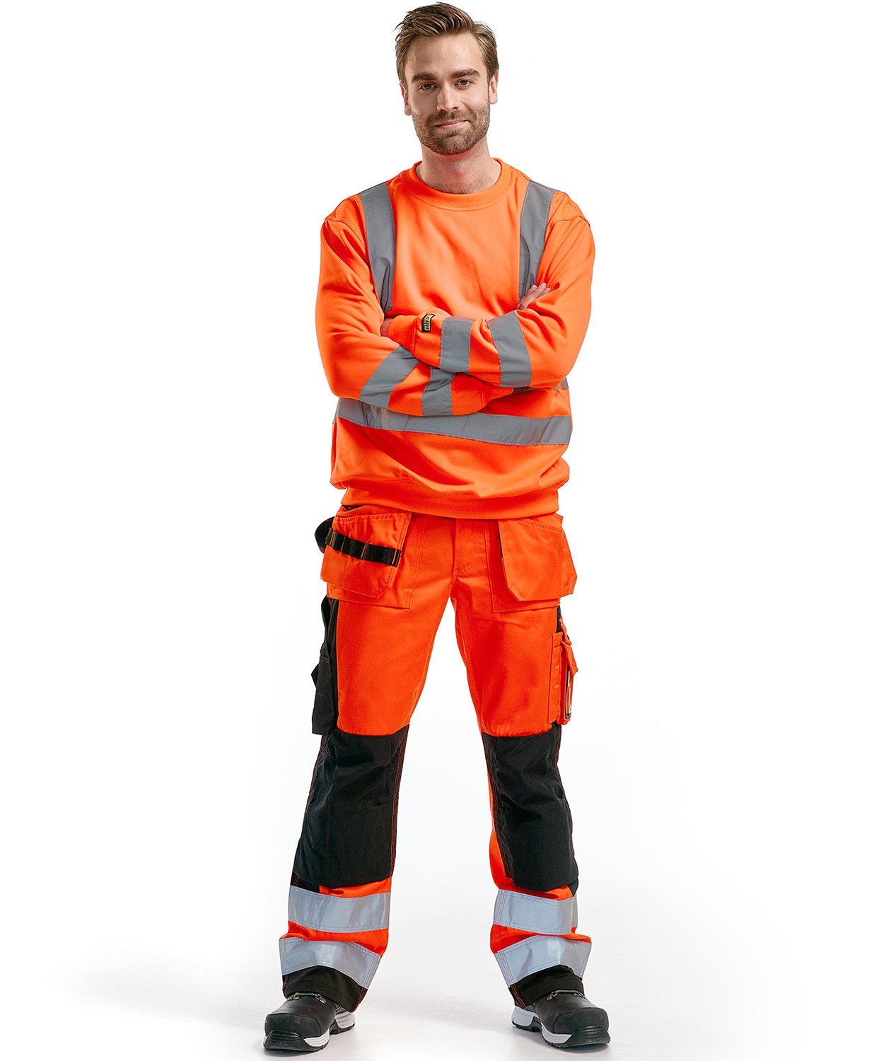 Bl&aring;kl&auml;der Sweatshirt, Orange, large image number 1