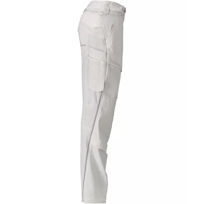 Mascot Customized diamond fit women's work trousers full stretch, White, large image number 2