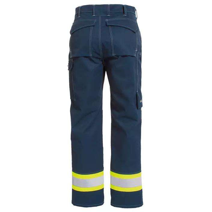 Tranemo Cantex 57 work trousers, Hi-vis yellow/Marine blue, large image number 1