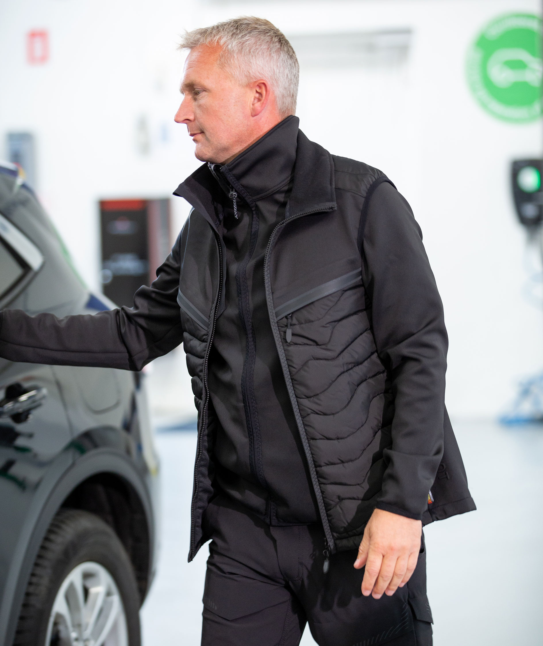 Mascot Customized quilted vest, Black