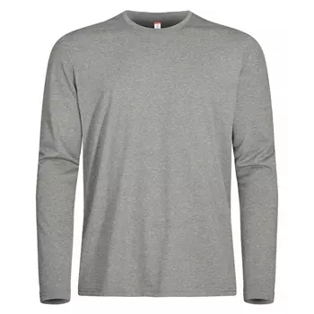 Clique Basic Active-T långärmad T-shirt, Grey melange
