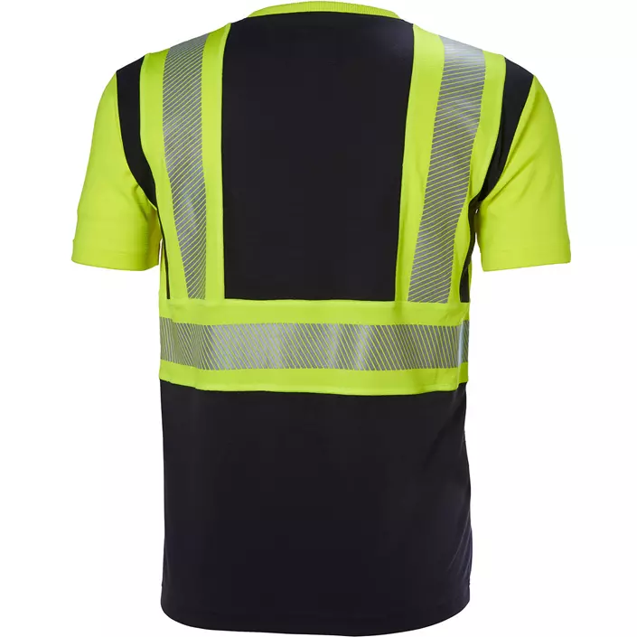 Helly Hansen ICU T-shirt, Hi-vis yellow/charcoal, large image number 2
