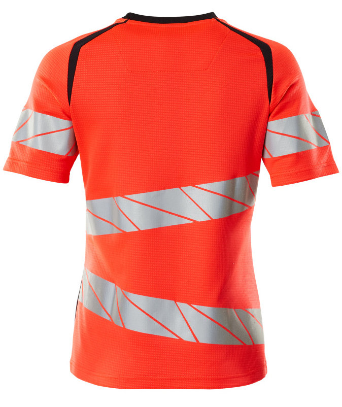 Mascot Accelerate Safe T-shirt dam, Varsel R&ouml;d/M&ouml;rk Marin