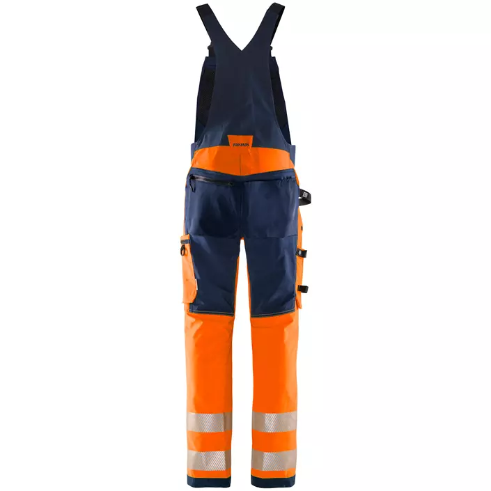 Fristads Green selebukse 1031 GSTP full stretch, Hi-Vis Orange/Marine, large image number 1