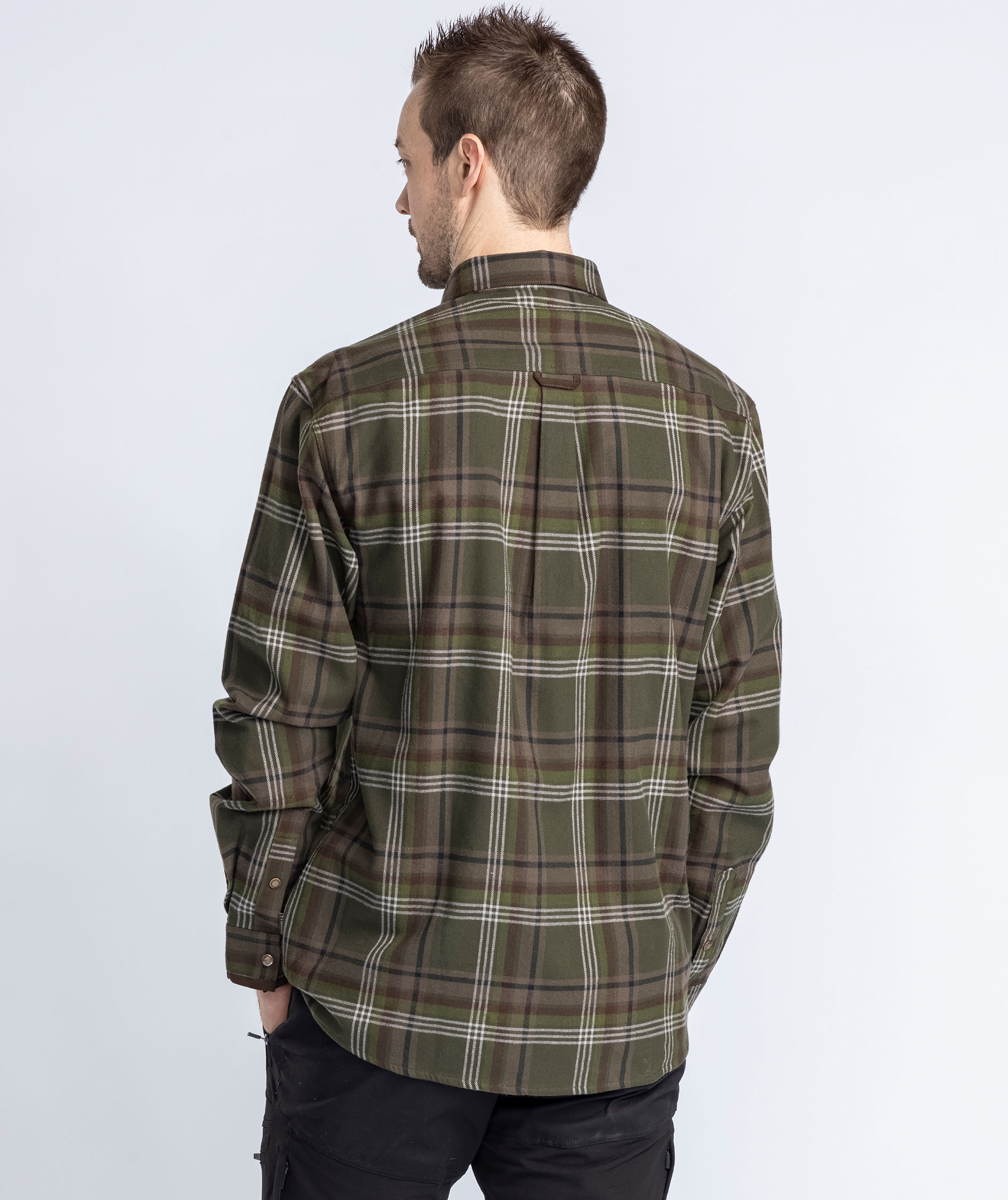 Pinewood Cornwall skovmandsskjorte, Green/Pine Green, large image number 3