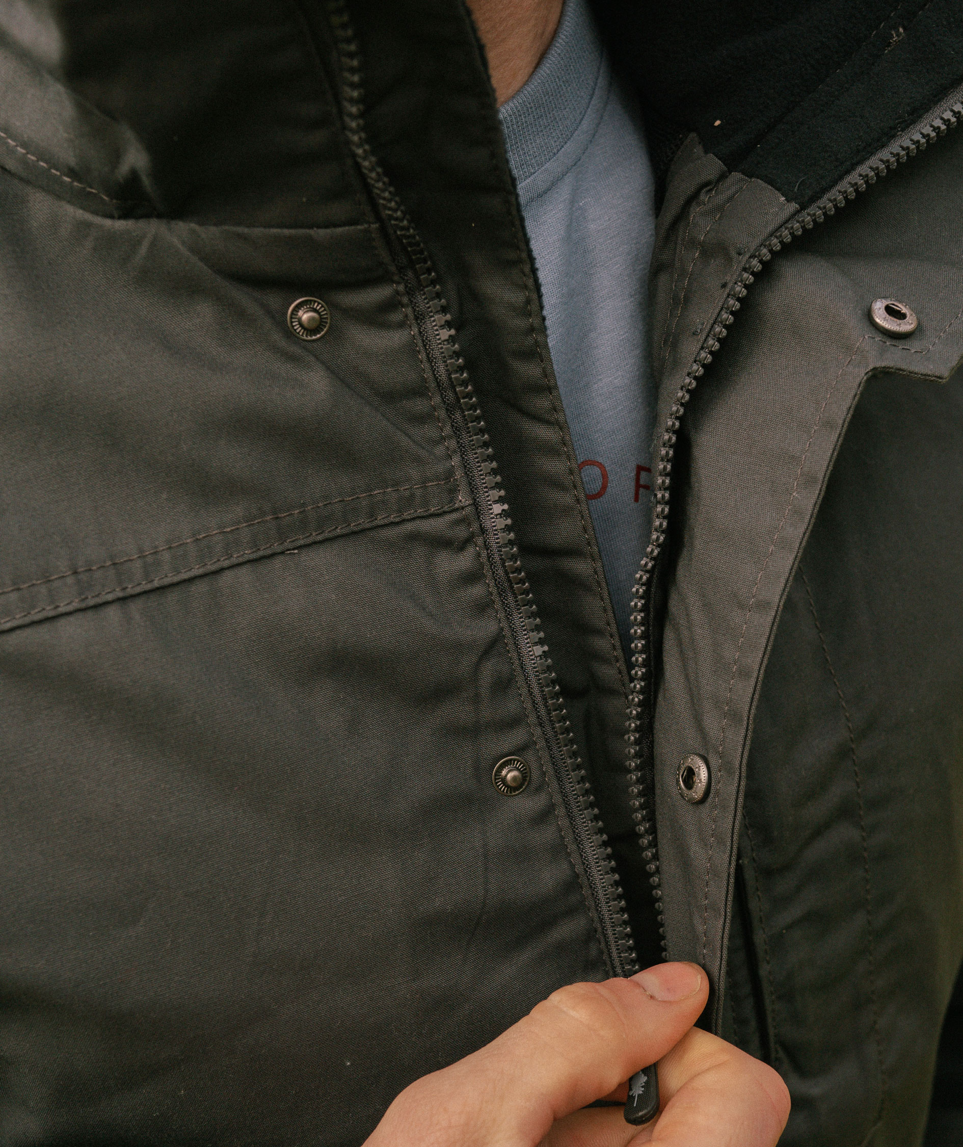 Pinewood Finnveden Trail Hybrid jakke, M&oslash;rk Antracit/Sort, large image number 9