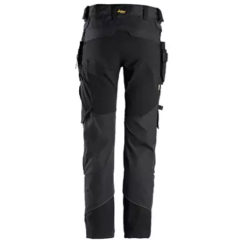 Snickers FlexiWork craftsman trousers 6972, Steel Grey/Black