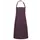Karlowsky Basic bib apron with pockets, Aubergine Purple, Aubergine Purple, swatch