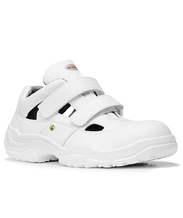 Elten Easy Low skyddssandaler S1, Vit, large image number 0