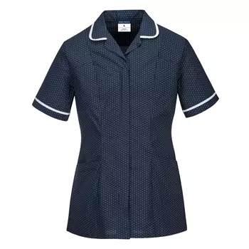 Portwest Stretch Classic Care home women's tunic, Marine Blue