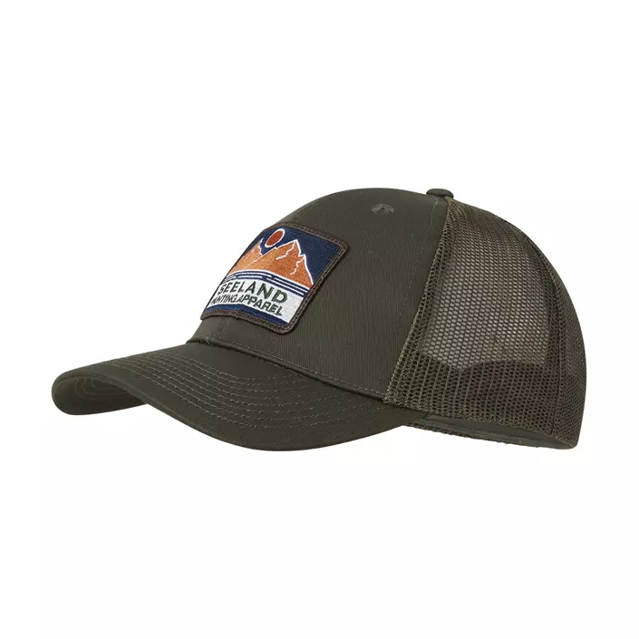 Seeland Gabbro Trucker cap, Grizzly brown, Grizzly brown, large image number 0