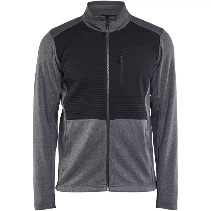 Blåkläder fleece cardigan, Svart fläckig, large image number 0