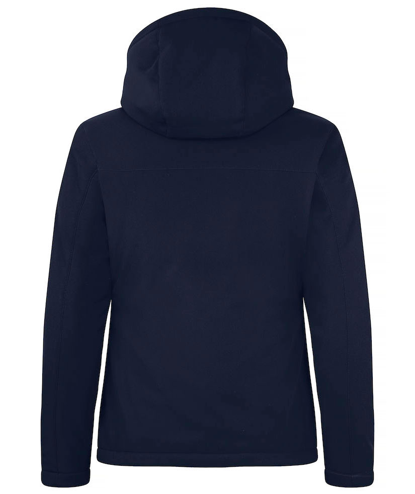 Clique foret dame softshelljakke, M&oslash;rk navy, large image number 1