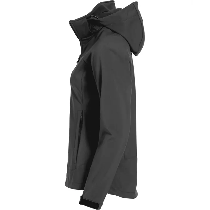 Clique Milford women's softshell jacket, Dark grey, large image number 3