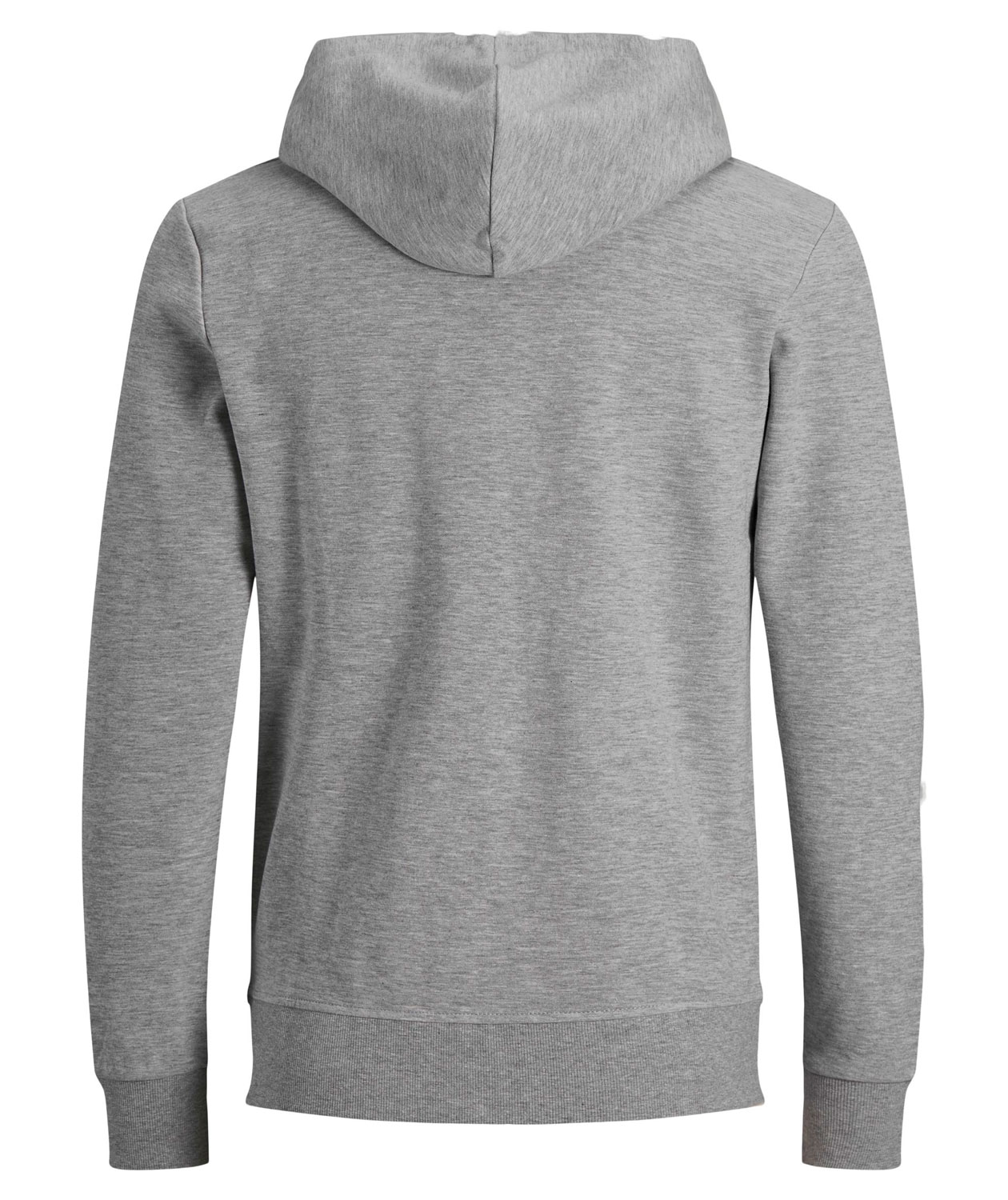 Jack & Jones JJEBASIC hoodie with full zipper, Light Grey, large image number 2