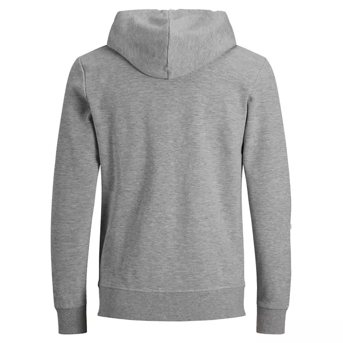 Jack & Jones JJEBASIC hoodie with full zipper, Light Grey, large image number 2