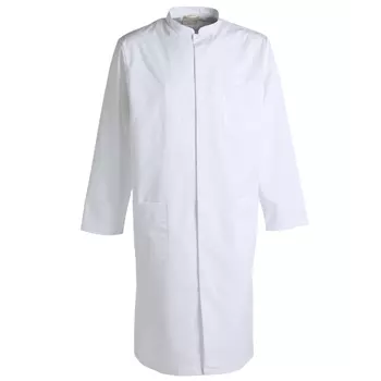 Nybo Workwear Heartbeat  lap coat with mandarin collar, White