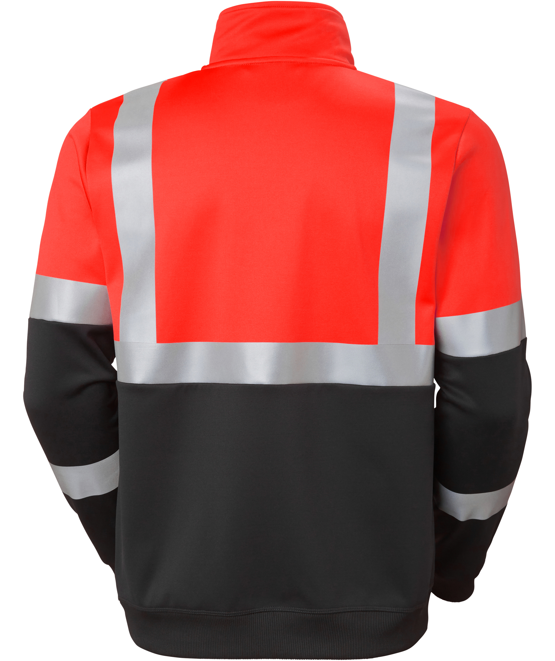 Helly Hansen Addvis half zip sweatshirt, Hi-Vis Red/Ebony, large image number 2