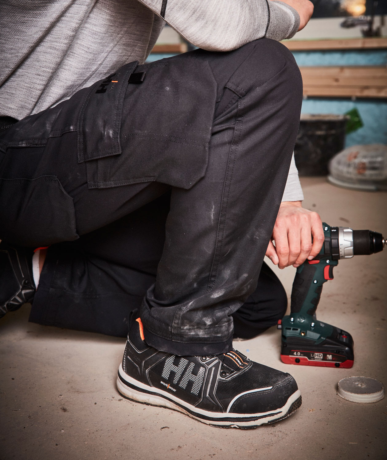 Helly Hansen Oslo Low Boa&reg; skyddsskor S3, Svart/Orange