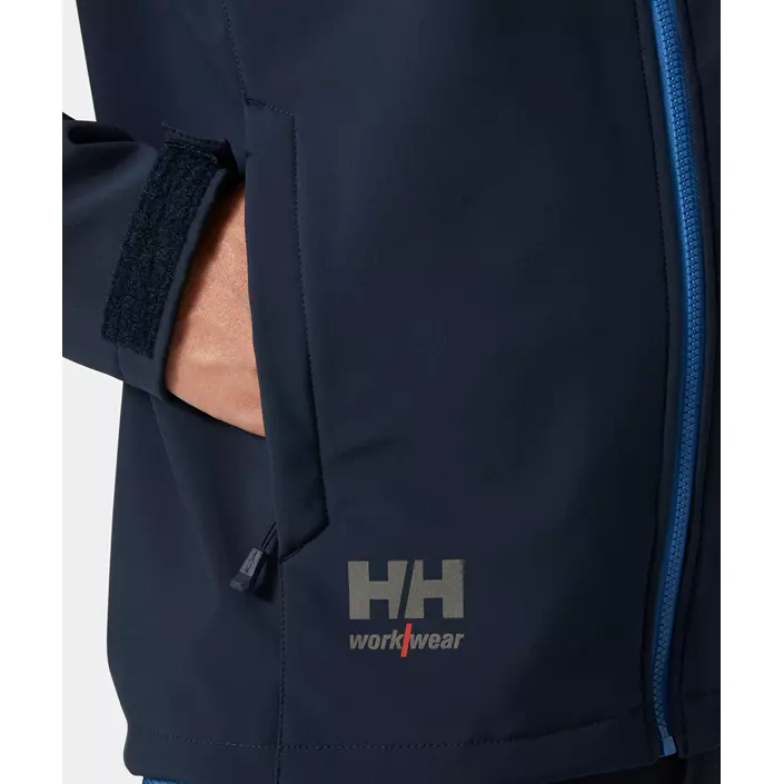 Helly Hansen Oxford softshell jacket, Navy/Stone blue, large image number 3