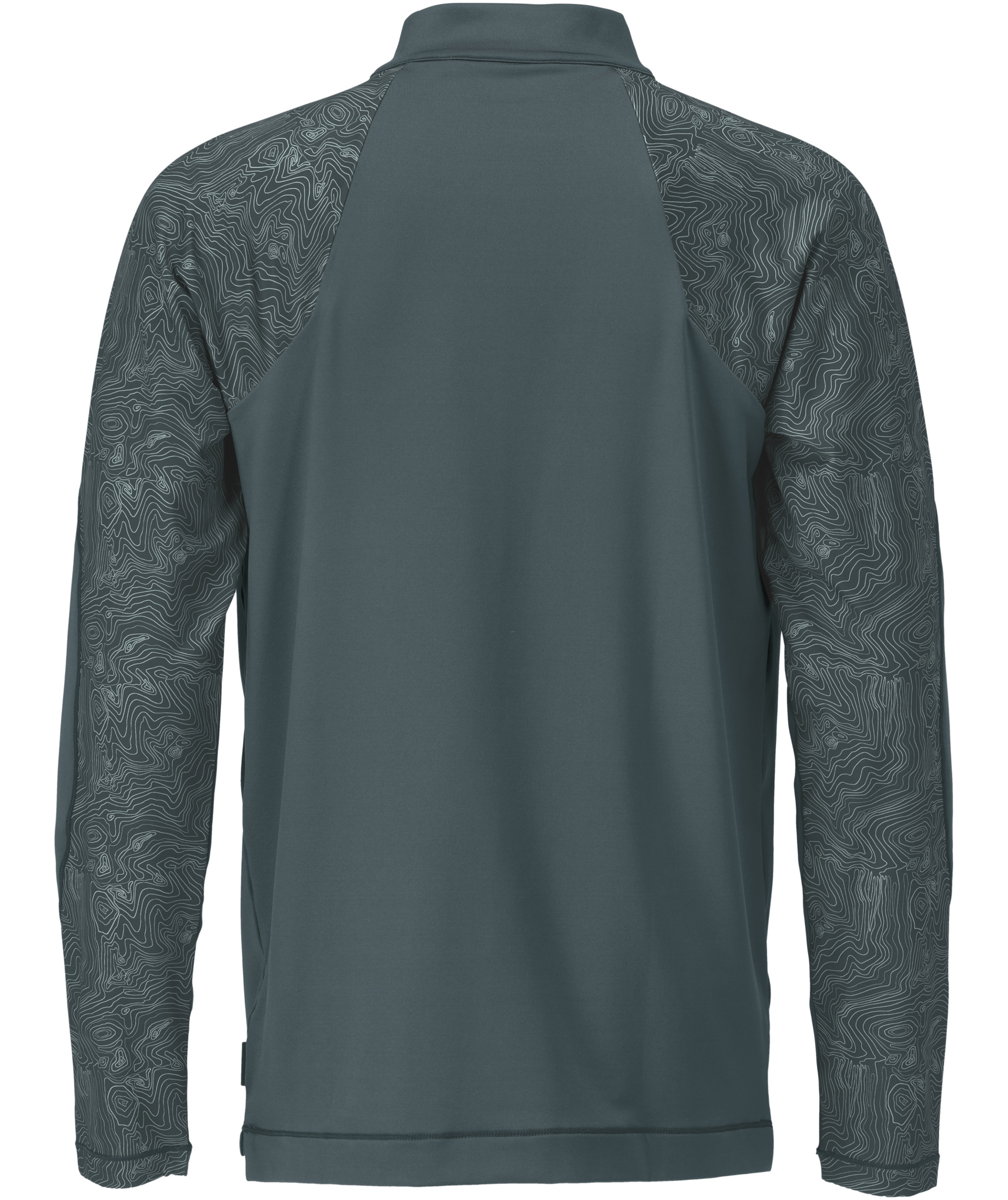 Mascot Customized half zip lang&auml;rmliges T-Shirt, Waldgr&uuml;n