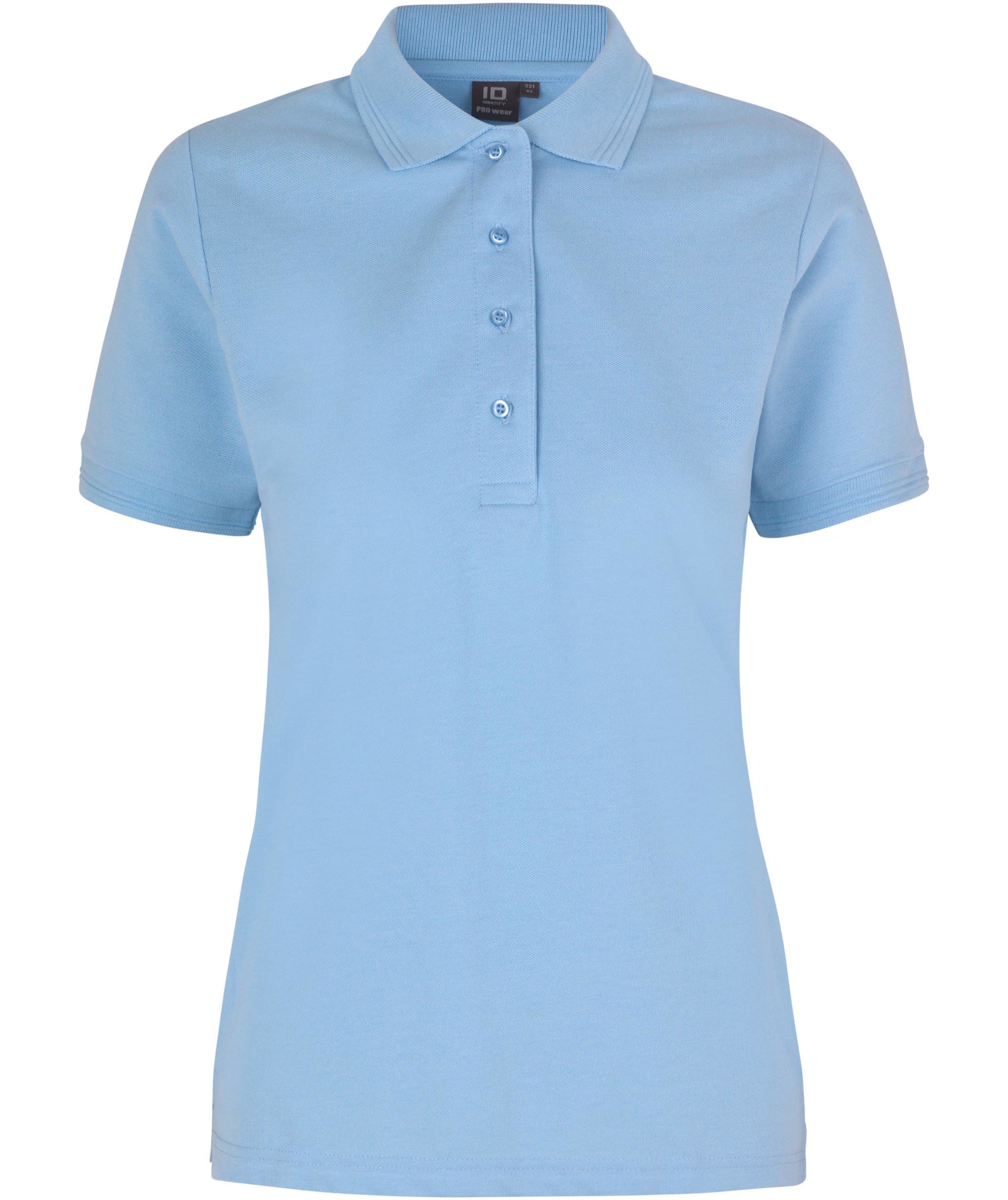 ID PRO Wear women's Polo shirt, Lightblue