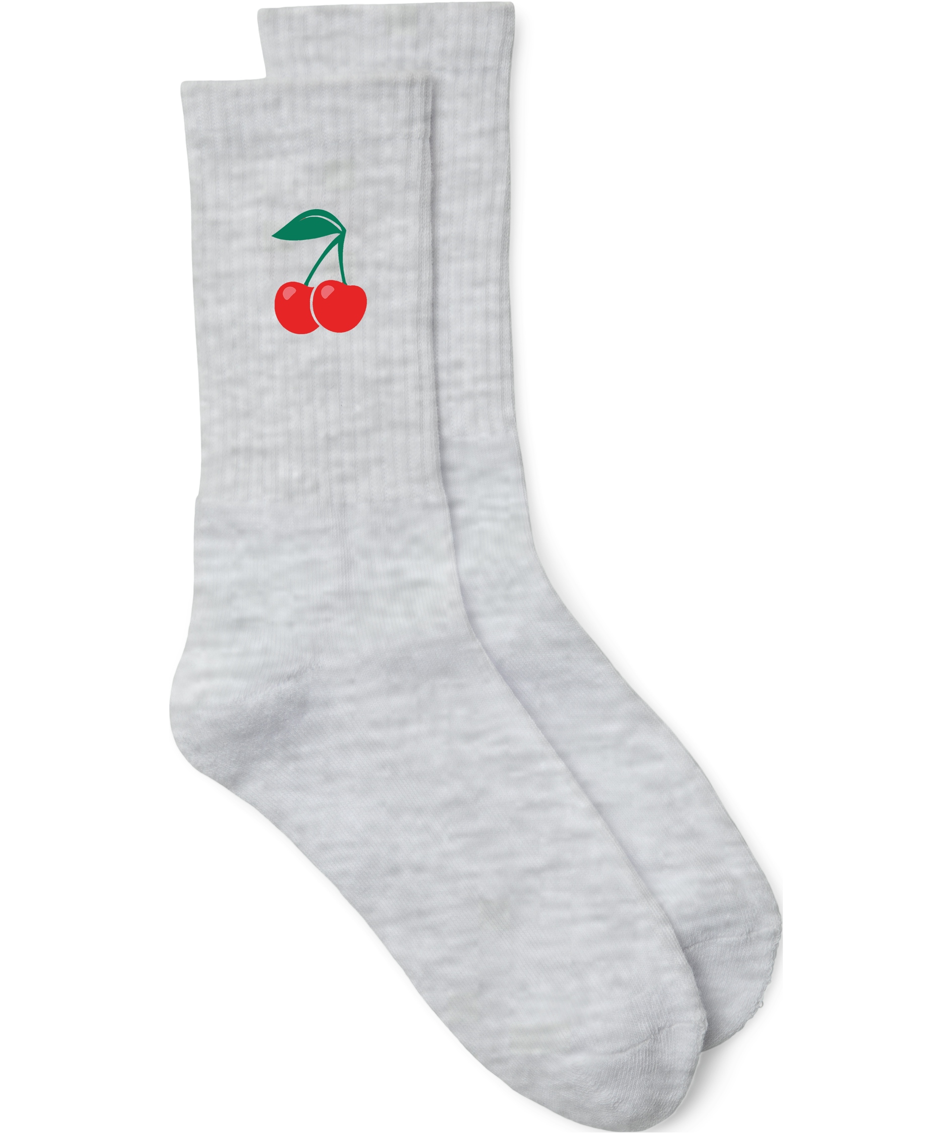 Vero Moda VMMEL DETAIL dame tennisstr&oslash;mper, Light Grey Melange Cherries, Light Grey Melange Cherries, swatch