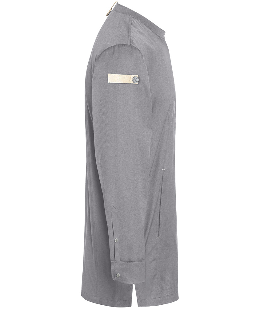 Karlowsky Green-generation chefs jacket, Platinum grey, Platinum grey, large image number 4