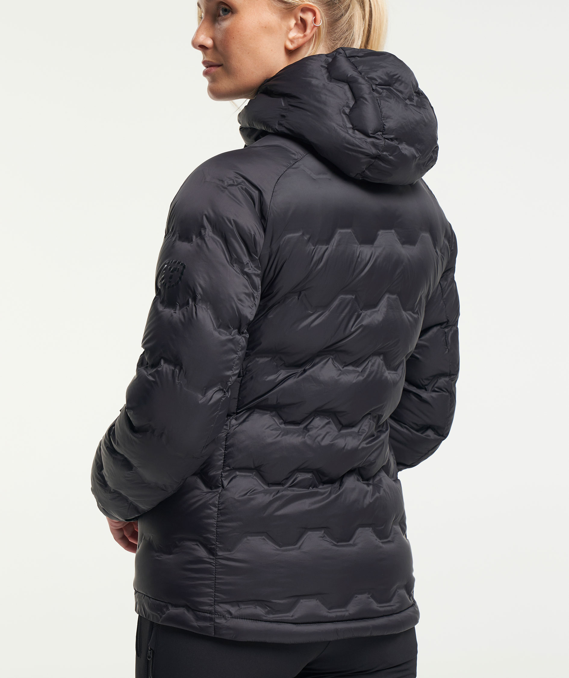 Tenson TXlite Shibui women's down jacket, Black, Black, large image number 7