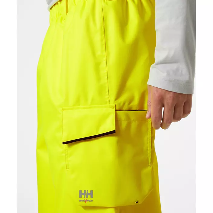 Helly Hansen UC-ME skalbyxa, Varsel Gul/Ebony, large image number 4