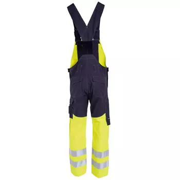 Tranemo Cantex craftsmens overalls, Hi-vis yellow/Marine blue