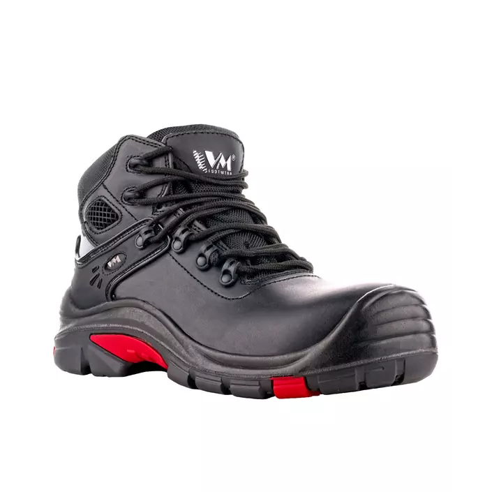 VM Footwear Dallas Sicherheitsstiefeletten S3, Schwarz/Rot, large image number 0