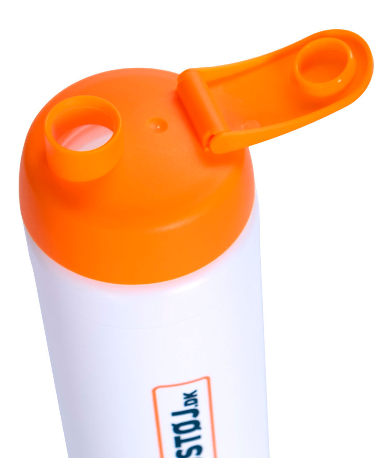 Billig-arbejdst&oslash;j.dk drikkedunk 750 ml, Hvid/Orange, Hvid/Orange, large image number 1