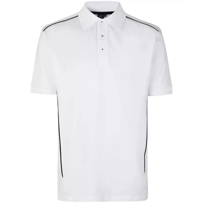 ID PRO Wear Pipings Poloshirt, Weiß, large image number 0