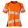 Mascot Accelerate Safe dame T-skjorte, Hi-vis Orange/Mørk Marine