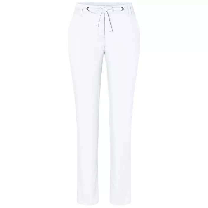 Karlowsky women's chino trousers with stretch, White, large image number 0