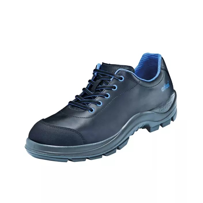 Atlas Big Size 645 safety shoes S3, Black/Blue, large image number 0