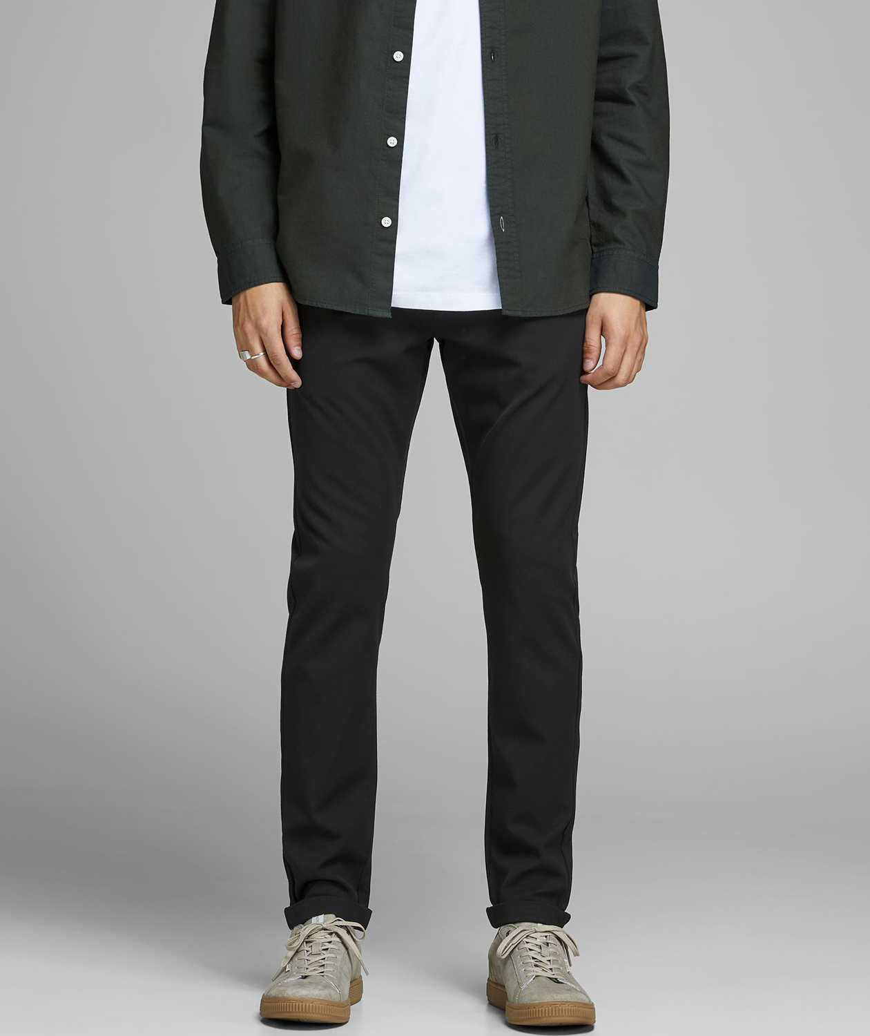 Jack & Jones JPSTMARCO JJCONNOR AKM 769 Chinos, Black, large image number 7