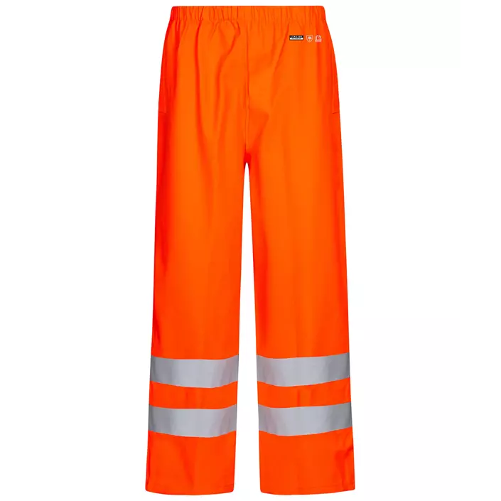 Lyngsøe PU/PVC rain trousers, Hi-vis Orange, large image number 0