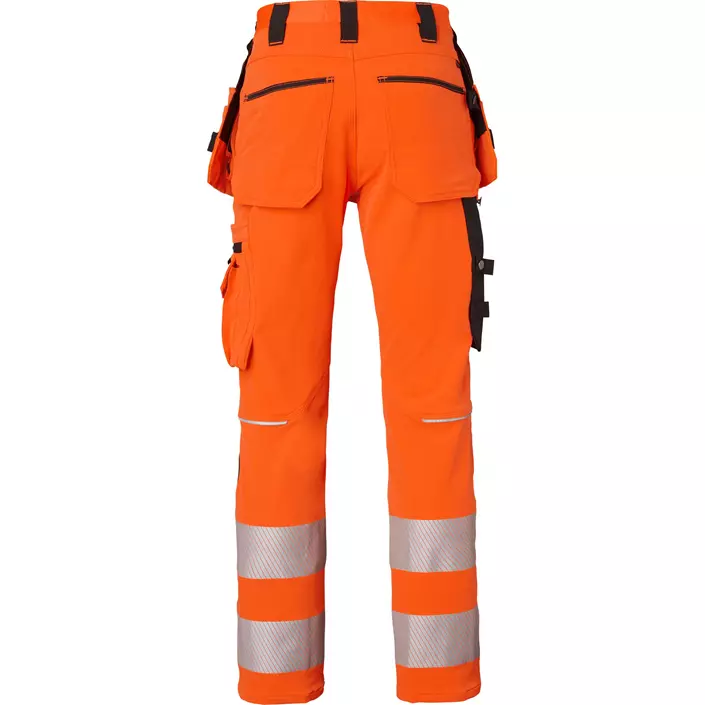 Top Swede craftsman trousers 313 full stretch, Orange/Black, large image number 1
