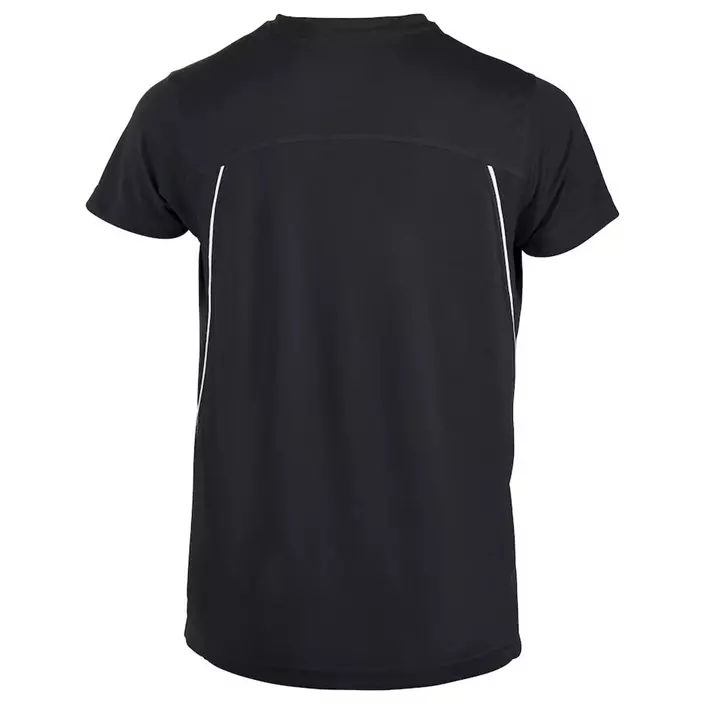Clique Ice Sport-T  T-skjorte, Svart/Hvit, large image number 1