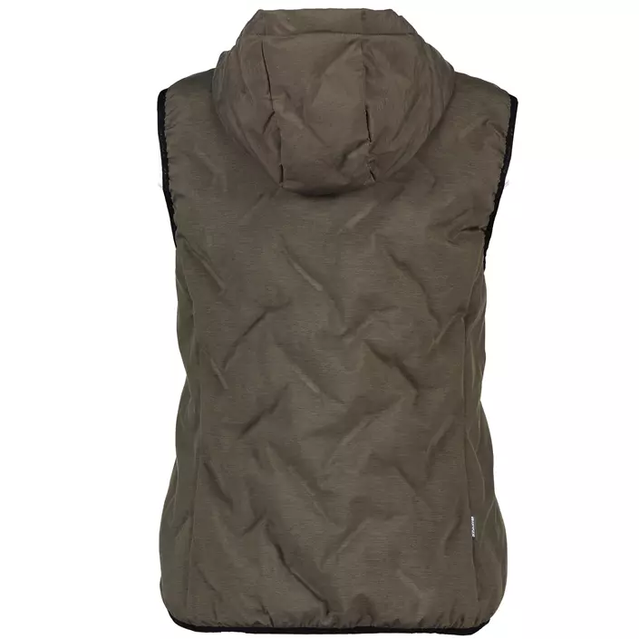 GEYSER quilted women's vest, Olive melane, large image number 2