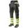 L.Brador craftsman trousers 1074PB, Black/Hi-Vis Yellow, Black/Hi-Vis Yellow, swatch