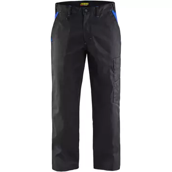 Blåkläder service trousers 1404, Black/Cobalt Blue