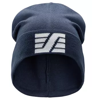 Snickers beanie with S logo, Navy/White